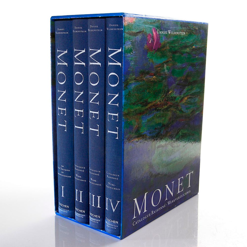 Appraisal: MONET THE TRIUMPH OF IMPRESSIONISM VOL BOOKS Hardcover blue cloth