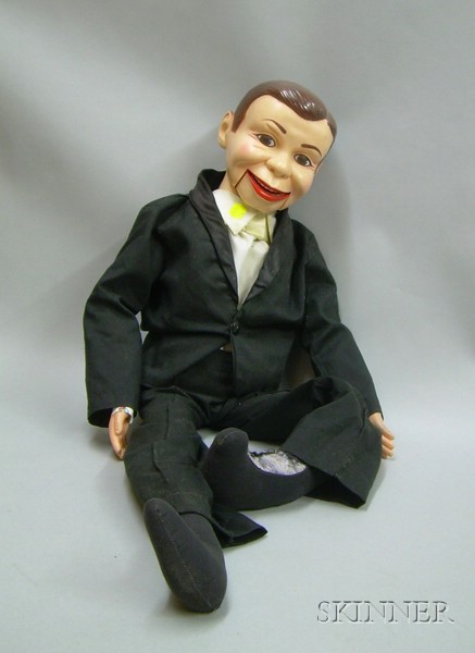 Appraisal: Juro Novelty Co Charlie McCarthy Ventriloquist Dummy with molded plastic