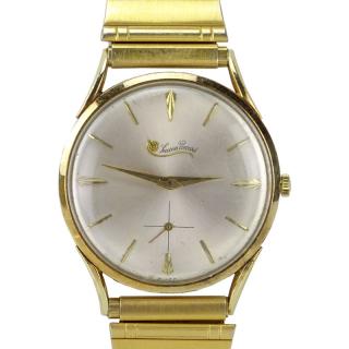 Appraisal: Men's Vintage Lucian Picard Karat Yellow Gold Manual Movement Watch