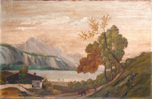 Appraisal: Artist th Century American School Title Lake Landscape Date Medium