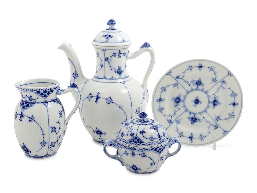 Appraisal: A Group of Royal Copenhagen Porcelain Articles