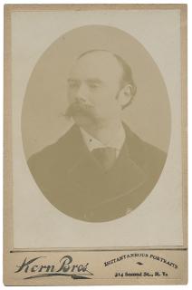 Appraisal: Heller Robert Cabinet Card Portrait of Heller New York Kern