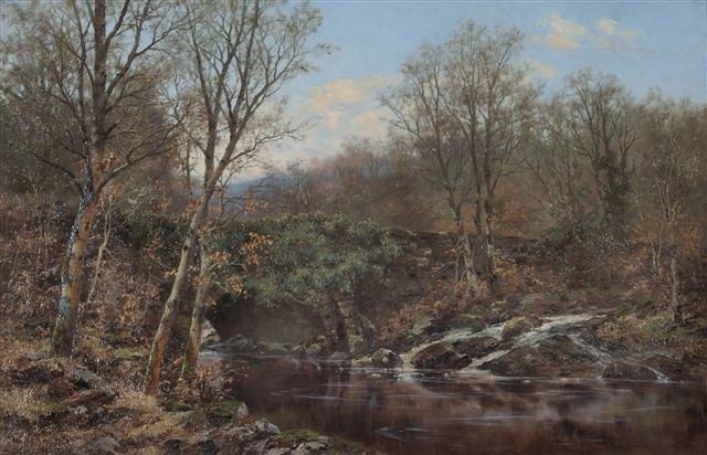 Appraisal: WALTER BOODLE - - 'A March Morning in the Woods'