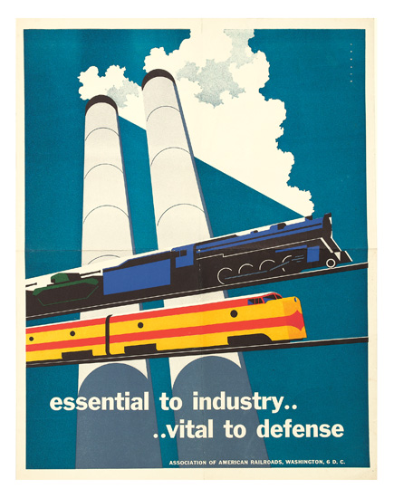 Appraisal: JOSEPH BINDER - ASSOCIATION OF AMERICAN RAILROADS Group of posters