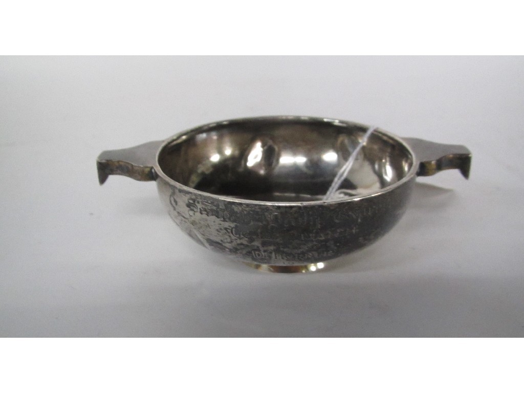 Appraisal: Silver quaich Glasgow