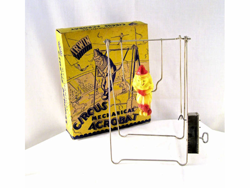 Appraisal: Irwin Mechanical Circus Acrobat Nice condition in original box Working