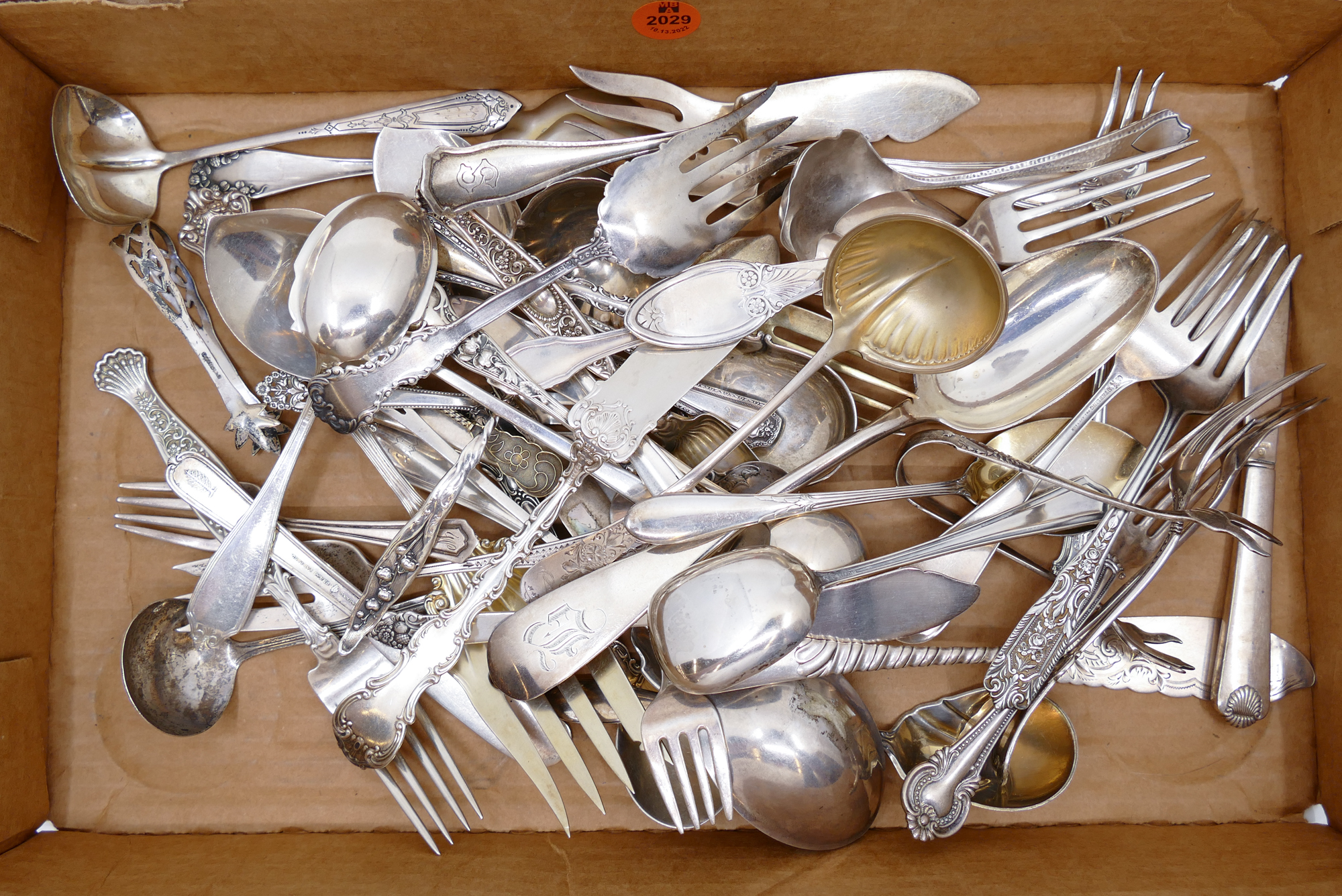 Appraisal: Box Sterling Forks Ladles Etc- g TW