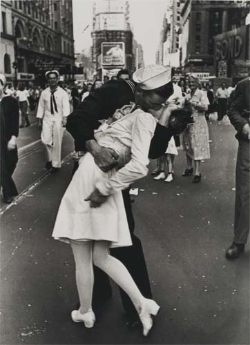 Appraisal: EISENSTAEDT ALFRED - V J Day Kiss Times Square New