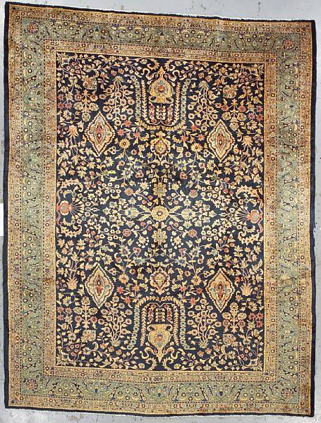 Appraisal: A Sarouk Mahajan carpet Central Persia circa size approximately ft