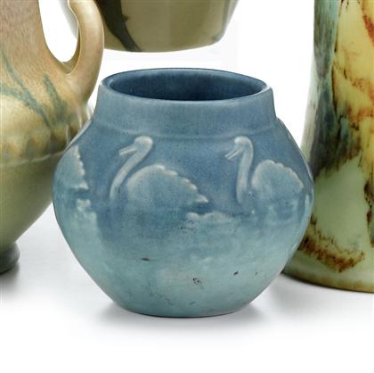 Appraisal: Rookwood matte blue glaze bud vasefirst quarter th century