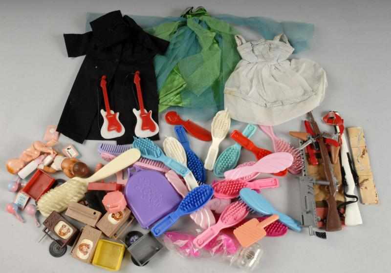 Appraisal: Big Lot of Tagged Barbie Costumes Accessories Description Group of