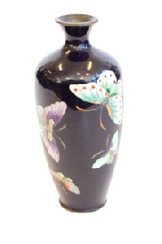 Appraisal: MEIJI JAPANESE CLOISONNE VASE