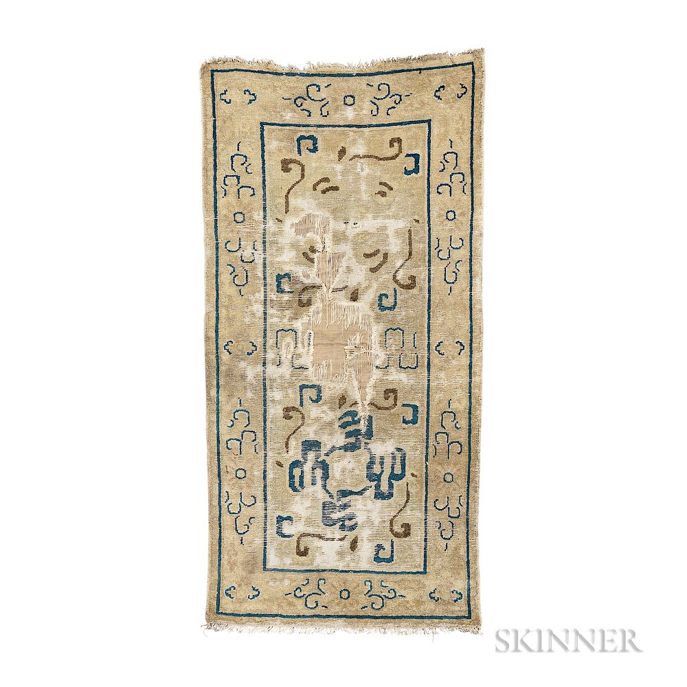 Appraisal: Ningsha Rug Ningsha Rug western China th century ft x