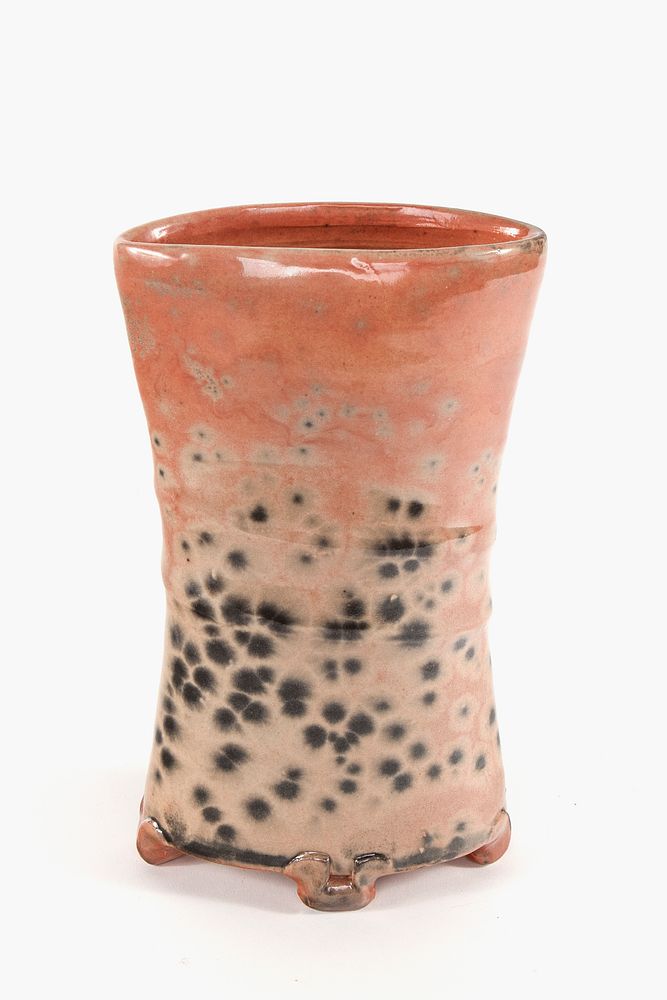 Appraisal: Malcolm Davis Spotted Vase Malcolm Davis - Spotted Vase Shino