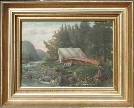 Appraisal: UNSIGNED American th Century AFTERNOON REST ON THE RIVER Rare