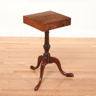 Appraisal: Chippendale tripod candle stand Chippendale tripod candle stand th th