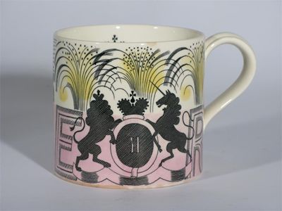 Appraisal: The Coronation of Queen Elizabeth II' a Wedgwood commemorative mug