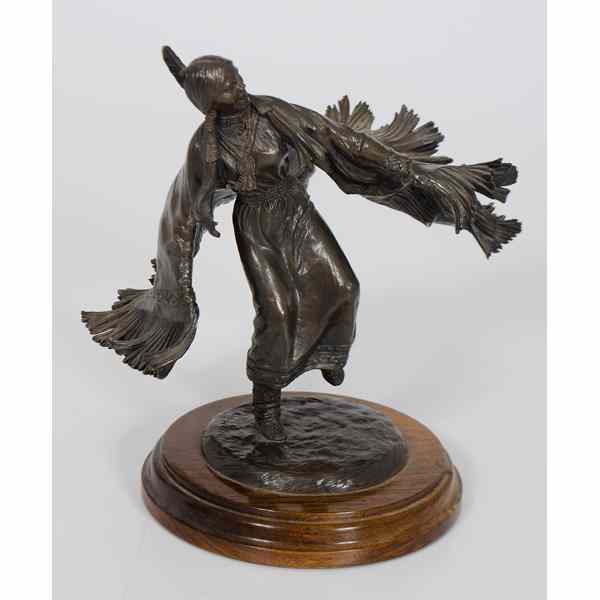 Appraisal: Douglas Downs Bronze Daughter of the Wind Bronze depicting dancing