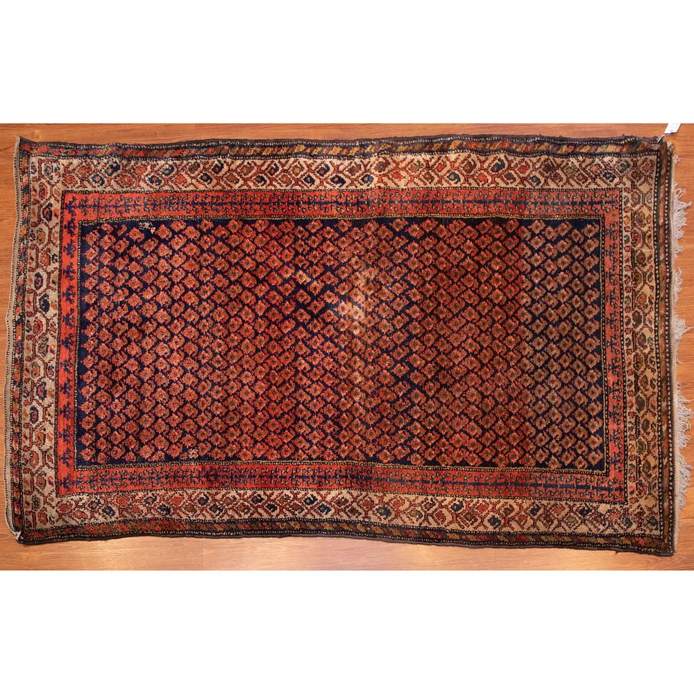 Appraisal: Antique Hamadan Rug Persia x First quarter- th century hand-knotted