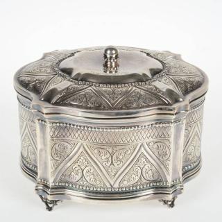 Appraisal: Israeli sterling silver etrog box by Hazorfim th c engraved