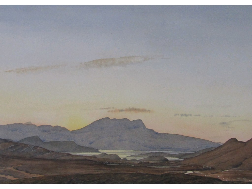 Appraisal: RIP FLEMING Watercolour 'Near Loch Broom' signed x