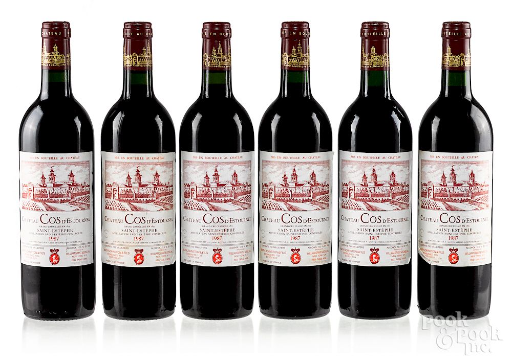 Appraisal: Six bottles of Chateau Cos D'Estournel Exclusive on Bidsquare Six