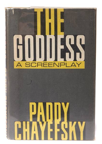 Appraisal: Chayefsky Paddy The Goddess NY Half yellow cloth over gray