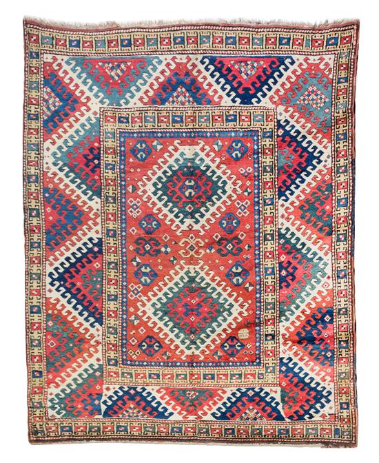 Appraisal: Sale Lot A Caucasian Wool Rug late th century feet