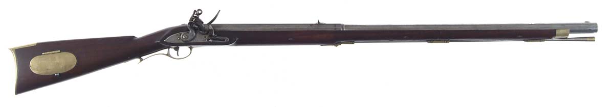 Appraisal: COGSWELL NEW YORK CONTRACT FLINTLOCK RIFLE Cal - part oct