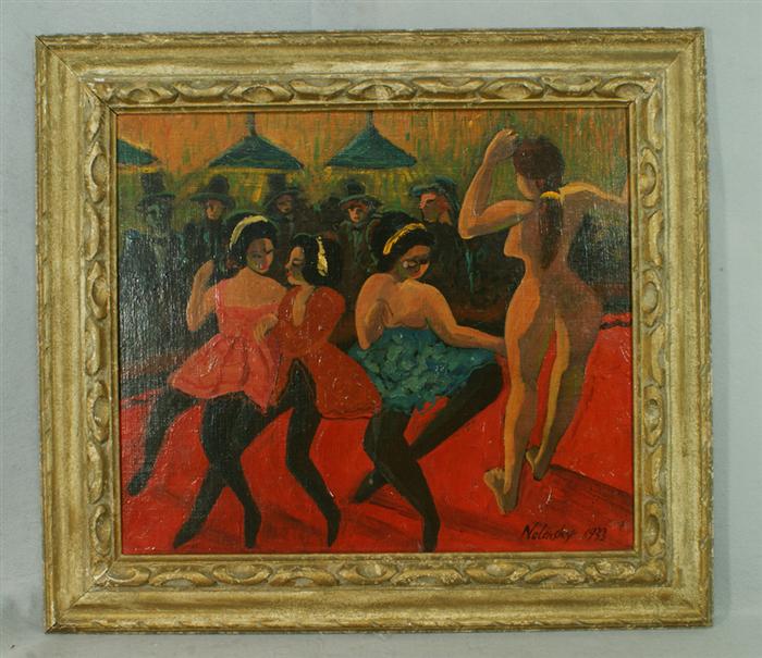 Appraisal: Alex Nolensky European th c o c Dancers in a