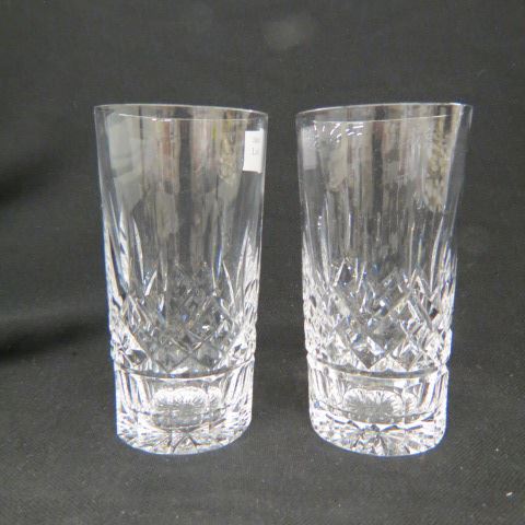 Appraisal: Waterford Lismore Crystal Tumblers cut bases excellent