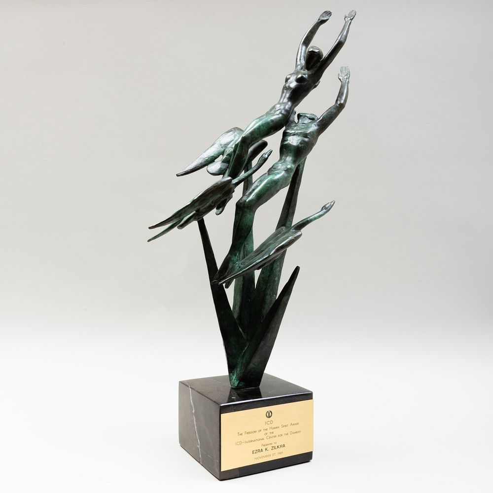 Appraisal: Marshall M Fredericks - Freedom of the Human Spirit Bronze