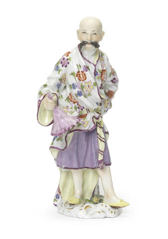 Appraisal: A Meissen figure of a Japanese man mid th century