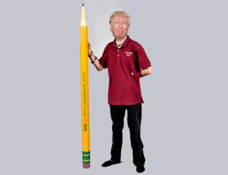 Appraisal: LARGE MODEL OF A PENCIL Dixon Ticonderoga - Soft Length