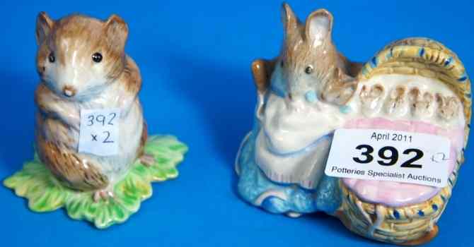 Appraisal: Beswick Hunca Munca and Timmy Willie both BP