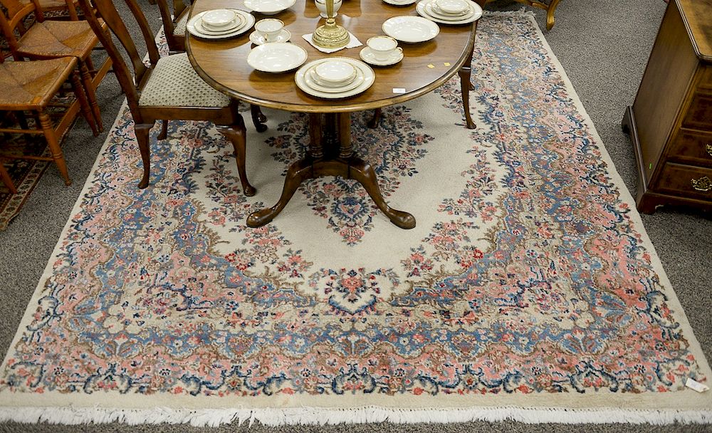 Appraisal: Kirman room size Oriental carpet ' x ' Kirman room