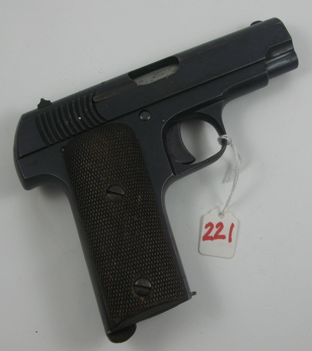 Appraisal: ALKARTASUNA RUBY AUTOMATIC SINGLE ACTION SEMI-AUTOMATIC PISTOL acp caliber barrel