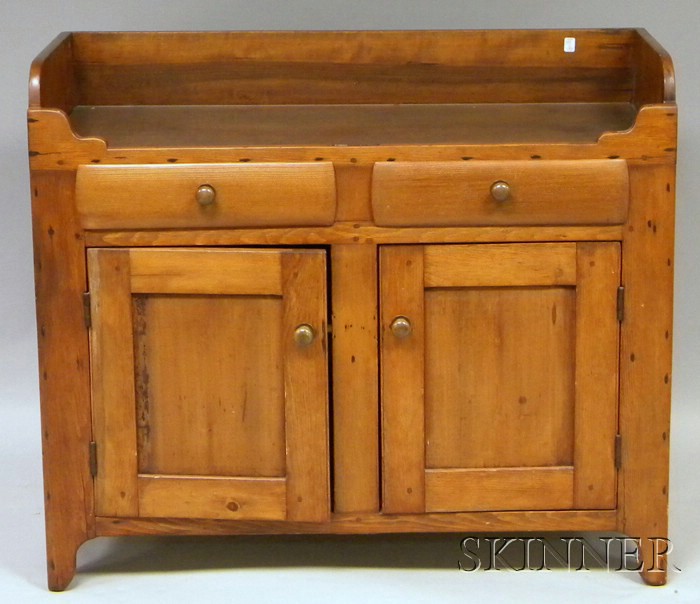 Appraisal: Country-style Pine Dry Sink wd in