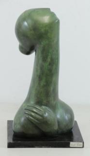 Appraisal: PALDI Kati Bronze Head of a Woman Signed and numbered