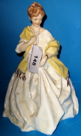 Appraisal: Royal Worcester Figure First Dance moddled by F G Doughty