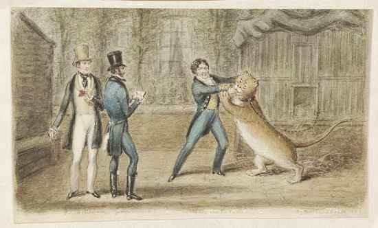 Appraisal: Cruikshank Isaac Robert Edmund Kean the Actor his American Lion