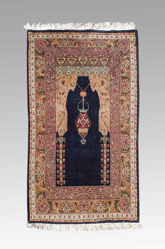 Appraisal: MODERN PAK PERSIAN HAND KNOTTED WOOL PRAYER RUG ' ''