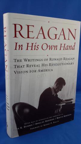 Appraisal: Reagan In His Own Hand Cover Hardcover with Dust Jackete