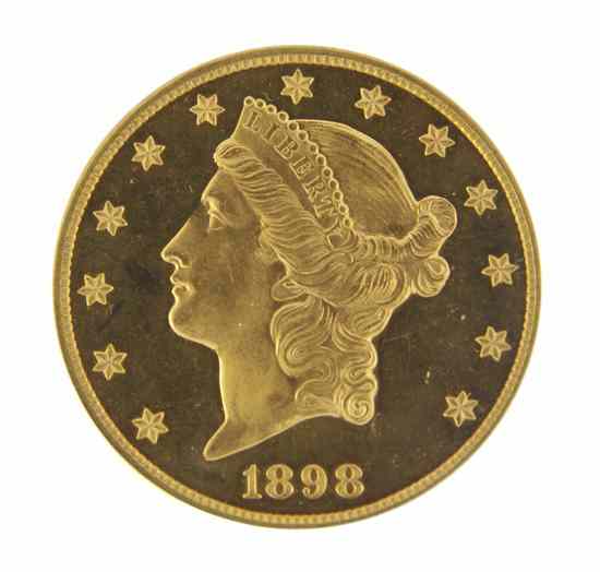 Appraisal: An U S Liberty Proof Cameo Gold Coin the double