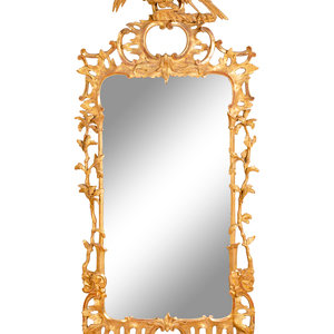 Appraisal: An Early Victorian Giltwood Mirror MID- TH CENTURY Probably by