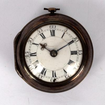 Appraisal: A George III pair cased pocket watch the watch with