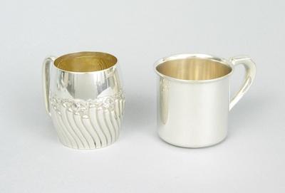 Appraisal: A Lot of Two Sterling Silver Baby Mugs English and