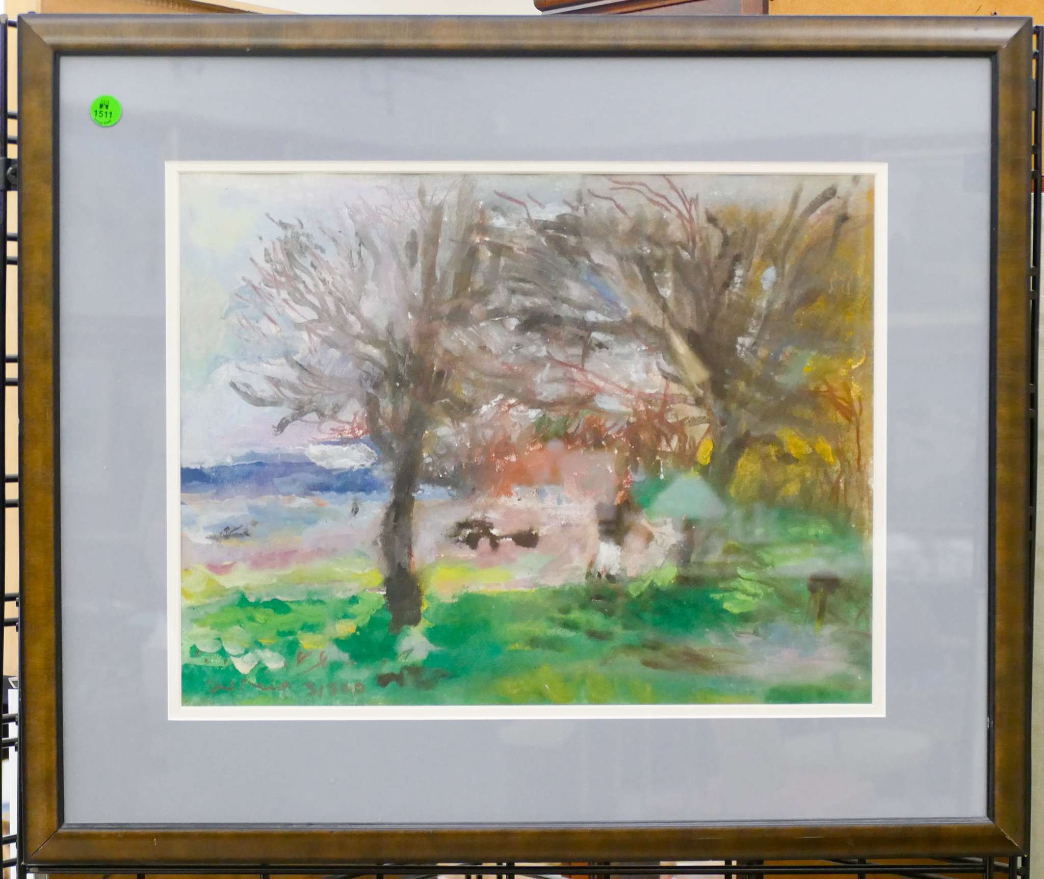 Appraisal: Joe Reno Early Landscape Painting Framed ''x '' - Rooney