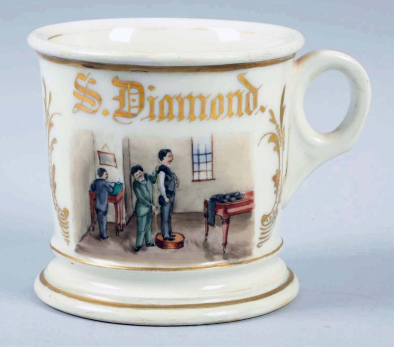 Appraisal: Has S Diamond in gold gilt Mug is stamped T