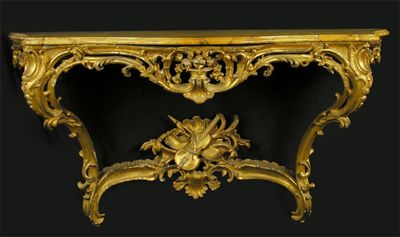 Appraisal: A matched pair of th century French giltwood and gesso